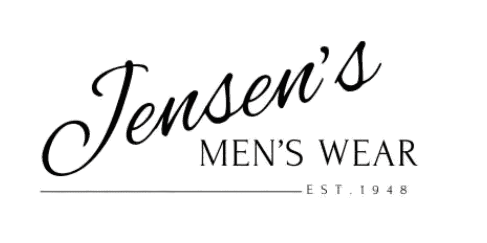Jensen's Men's Wear Logo